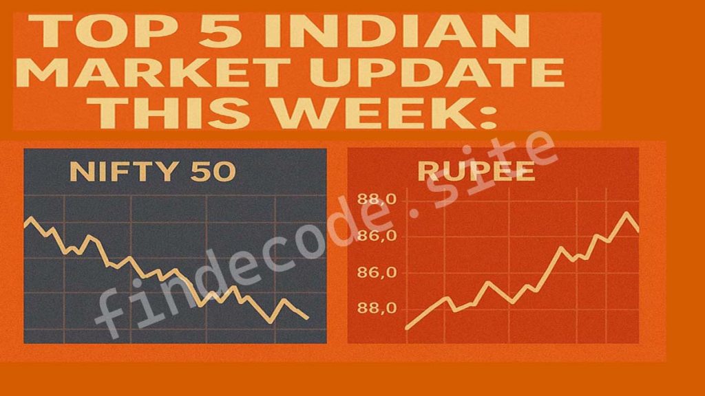 Indian Market Update This Week: Nifty Falls, Rupee Weak